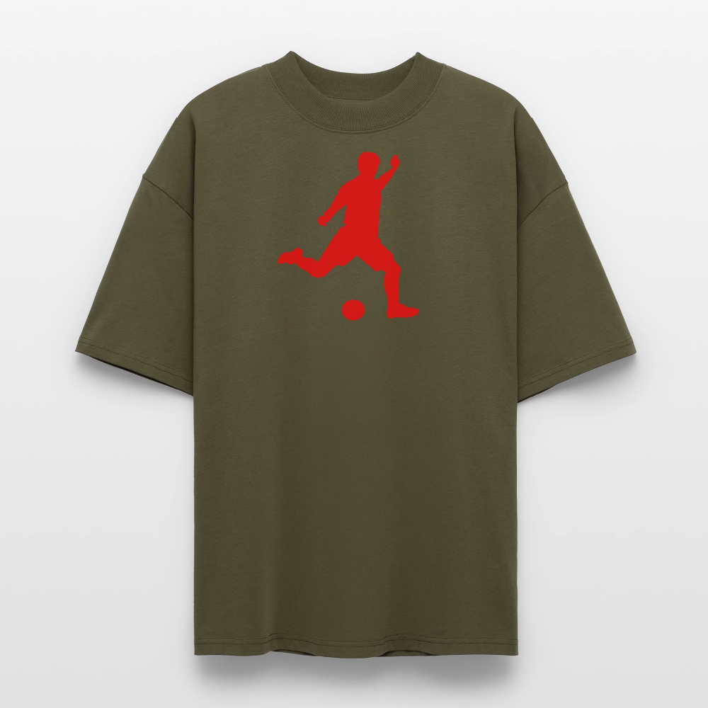 ♻️ 100% Bio Baumwolle Oversized T-Shirt - Khaki