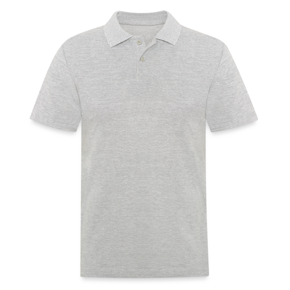 Personalisierbares Herren Poloshirt - Grau meliert