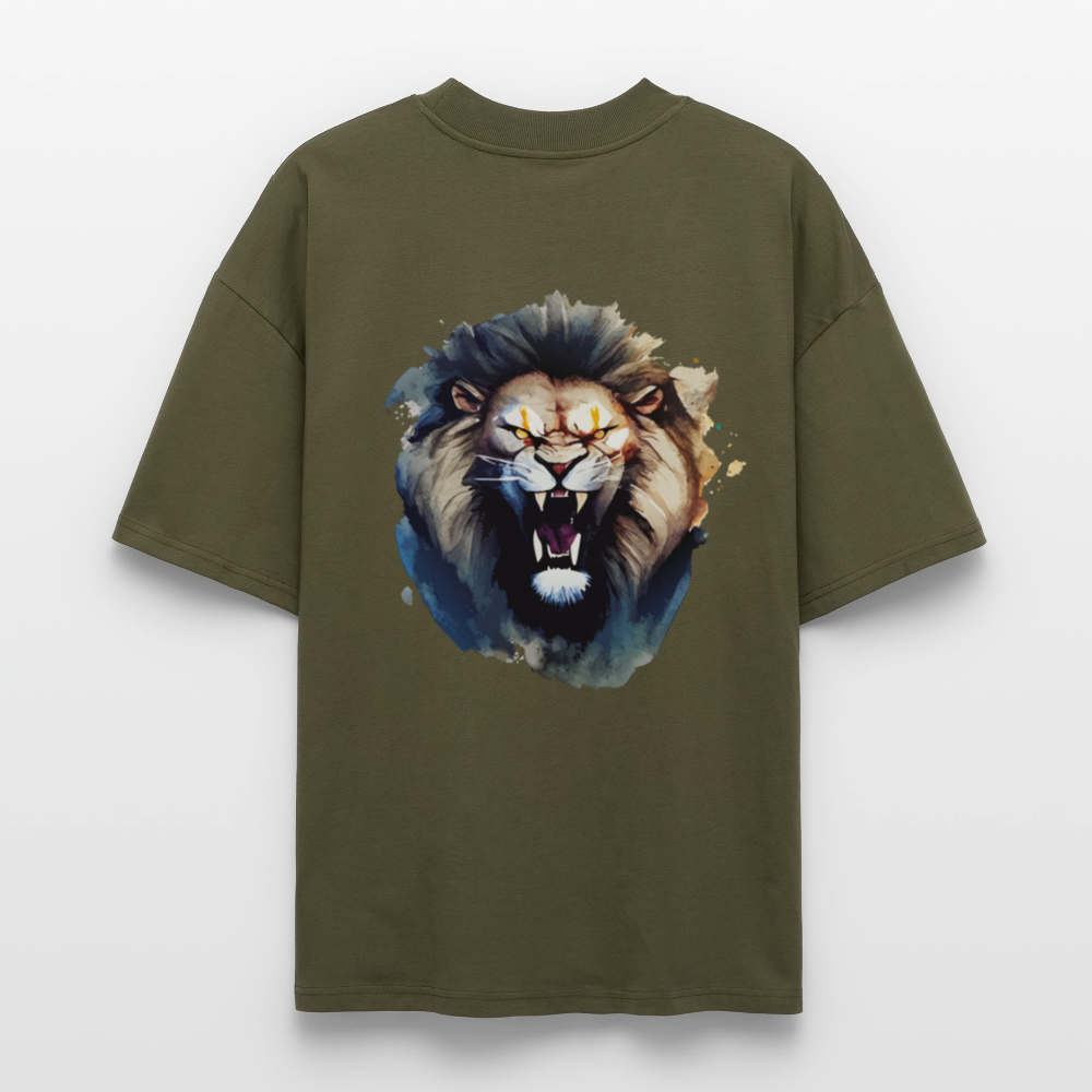 ♻️ 100% Bio Baumwolle Oversized T-Shirt - Khaki