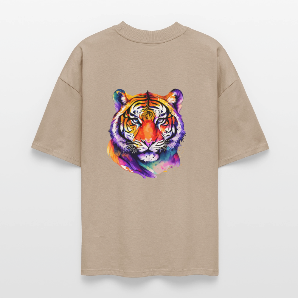 ♻️ 100% Bio Baumwolle Oversized T-Shirt - Steingrau