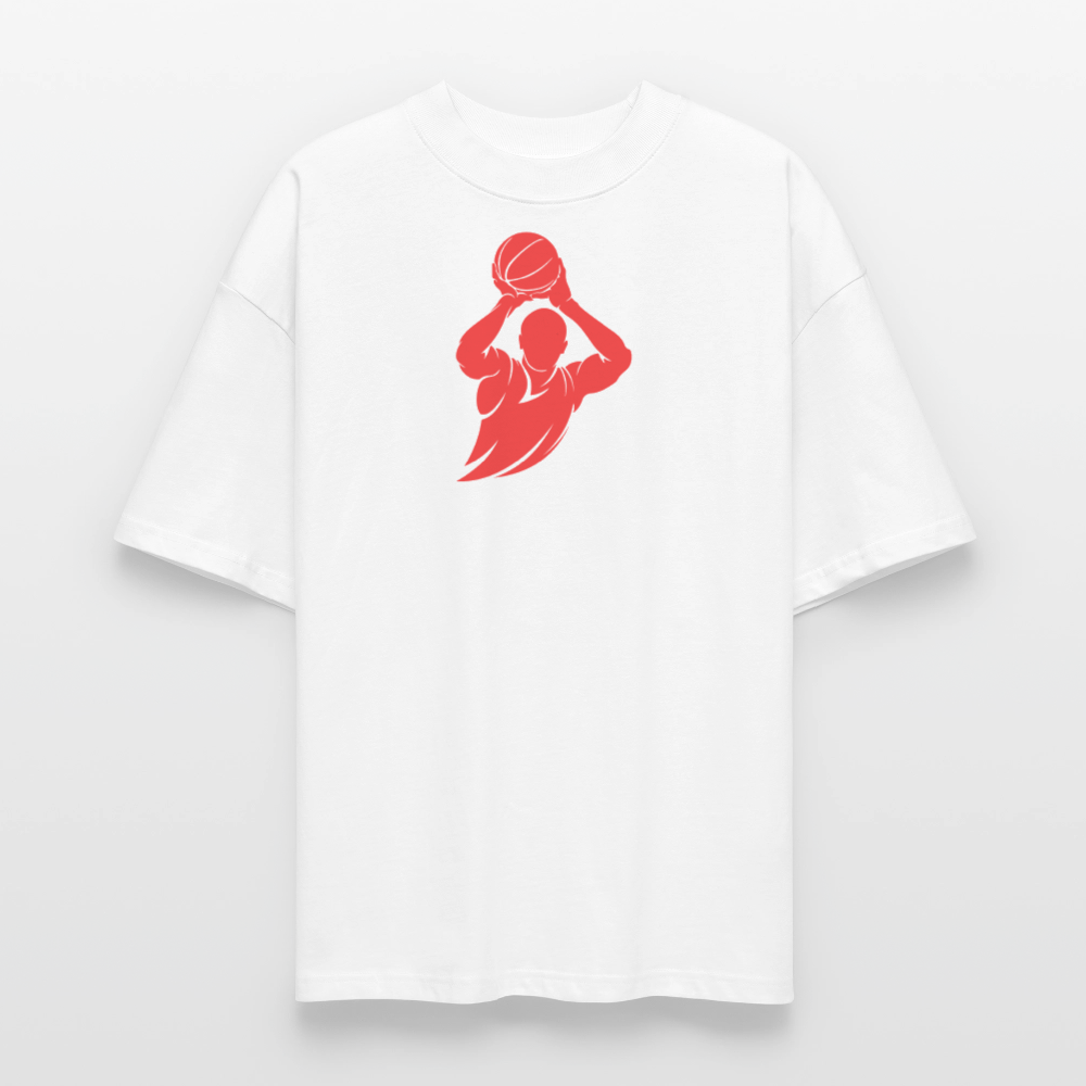 ♻️ 100% Bio Baumwolle Oversized T-Shirt - Weiß