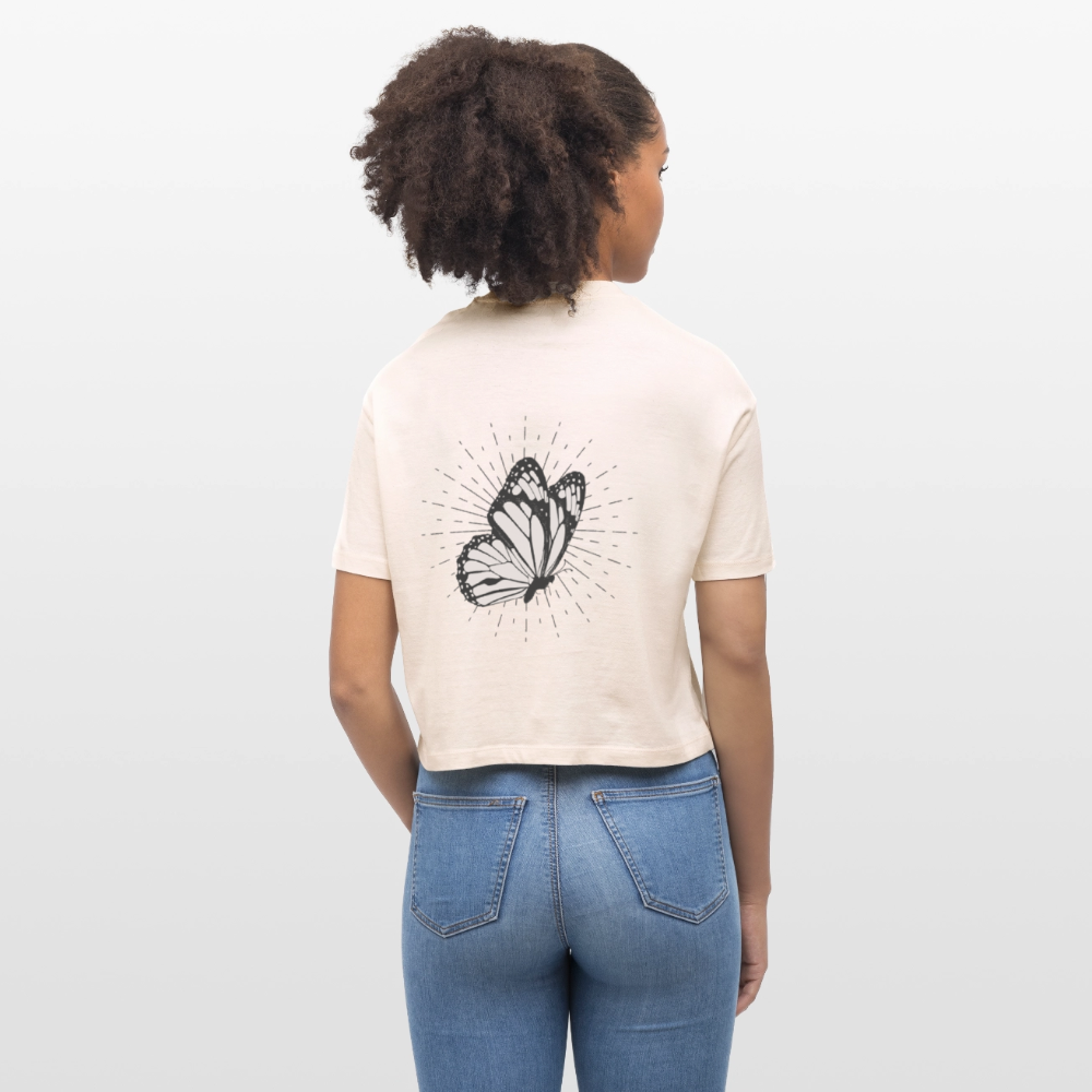 ♻️ 100% Bio Baumwolle Oversized Frauen T-Shirt - Weißgrau