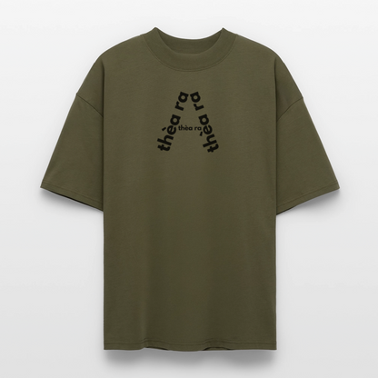 ♻️ 100% Bio Baumwolle Oversized T-Shirt - Khaki