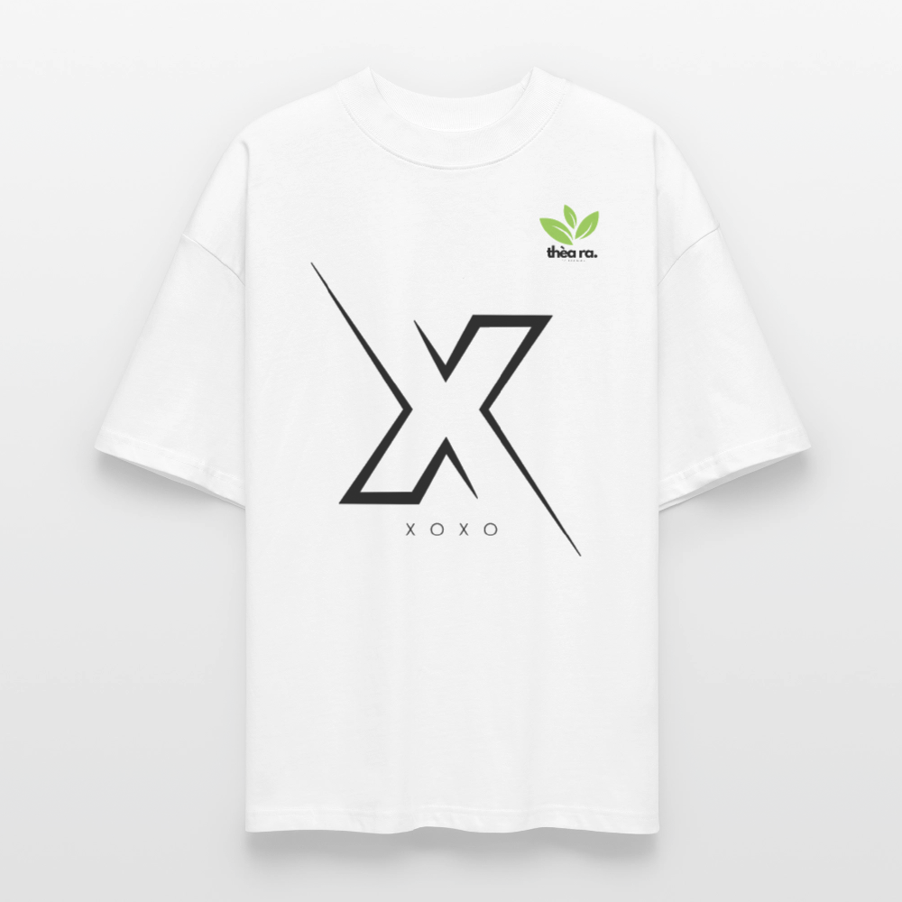 ♻️ 100% Bio Baumwolle Oversized T-Shirt - Weiß