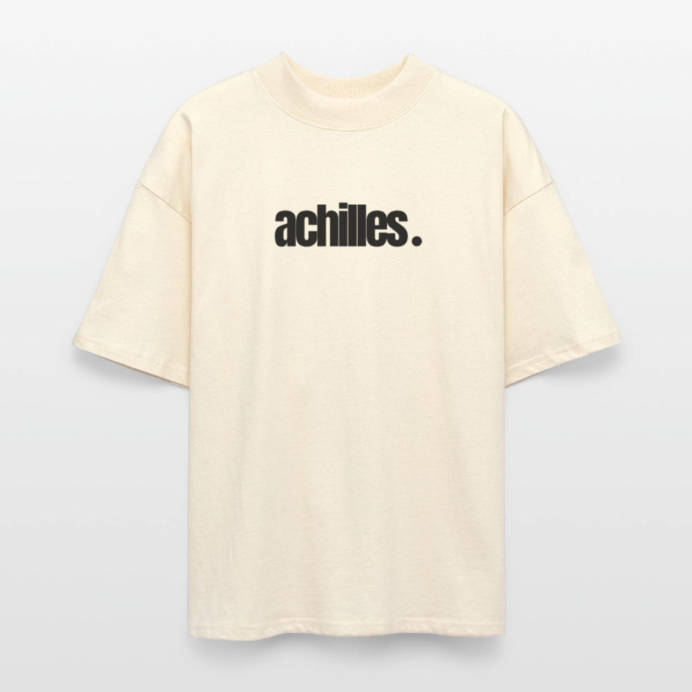 ♻️ 100% Bio Baumwolle Oversized T-Shirt - Weißgrau