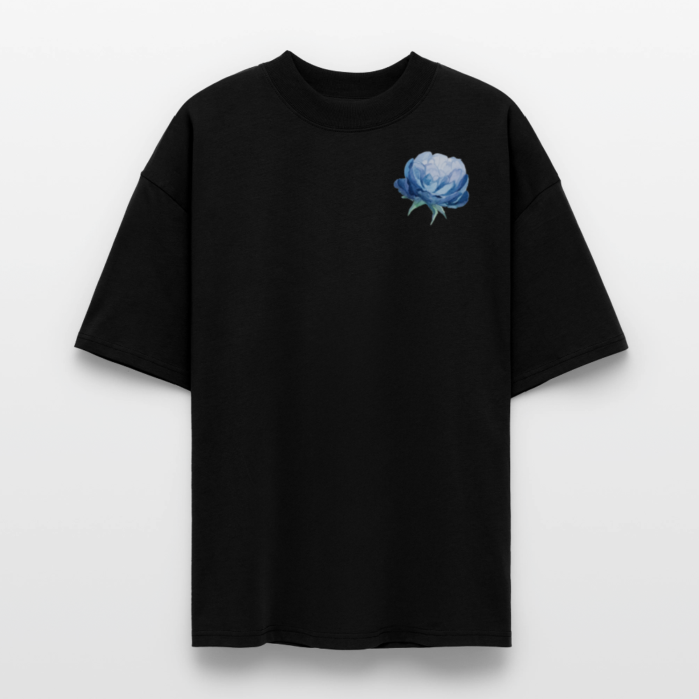 ♻️ 100% Bio Baumwolle Oversized T-Shirt - Schwarz