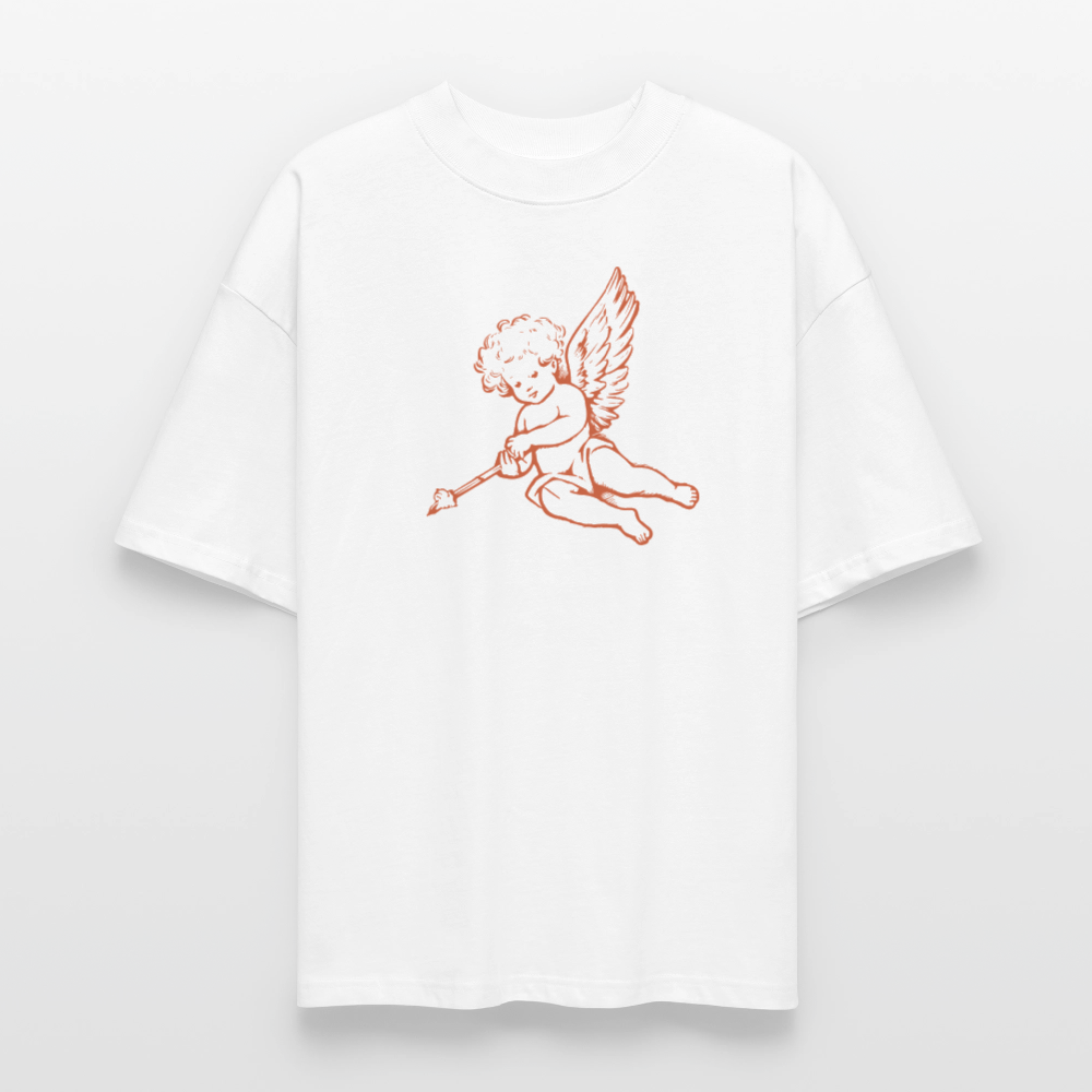 ♻️ 100% Bio Baumwolle Oversized T-Shirt - Weiß