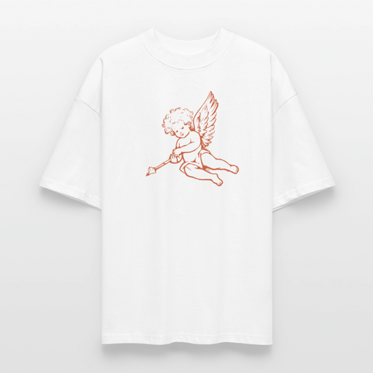 ♻️ 100% Bio Baumwolle Oversized T-Shirt - Weiß