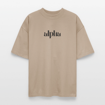 ♻️ 100% Bio Baumwolle Oversized Unisex T-Shirt - Steingrau