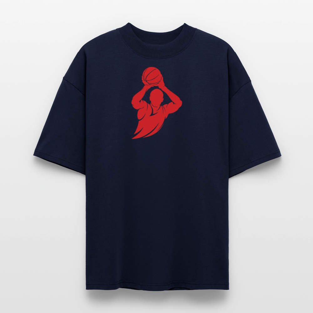 ♻️ 100% Bio Baumwolle Oversized T-Shirt - Navy