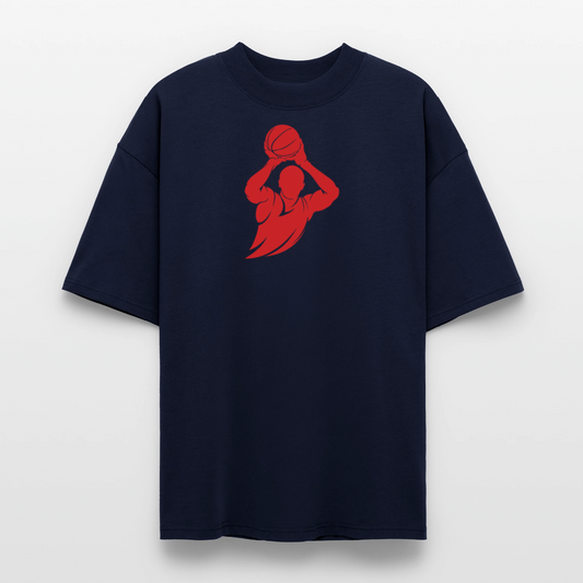 ♻️ 100% Bio Baumwolle Oversized T-Shirt - Navy