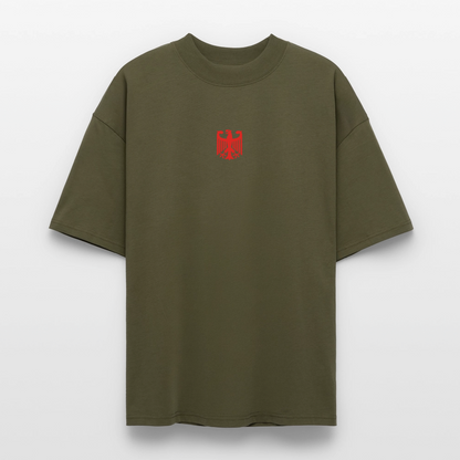 ♻️ 100% Bio Baumwolle Oversized Unisex T-Shirt - Khaki