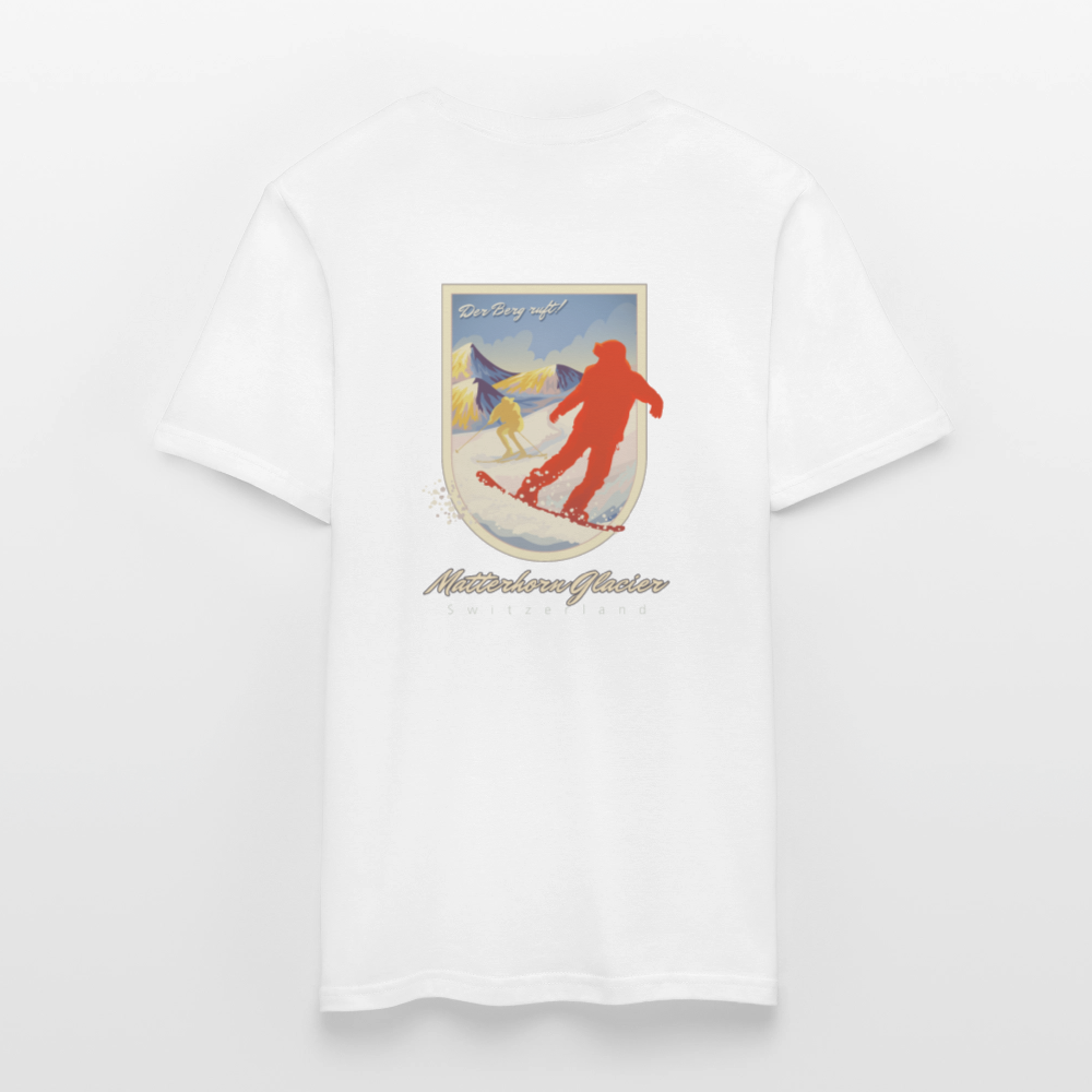 Herren-T-Shirt 100% Baumwolle - Weiß