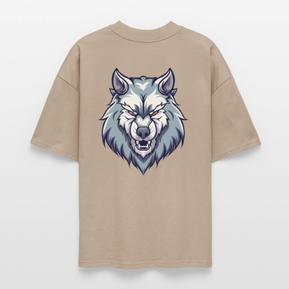 ♻️ 100% Bio Baumwolle Oversized Unisex T-Shirt - Steingrau
