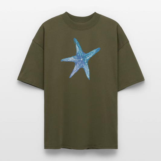 ♻️ 100% Bio Baumwolle Oversized T-Shirt - Khaki