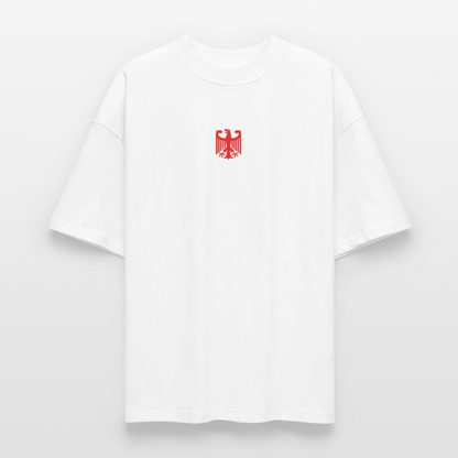 ♻️ 100% Bio Baumwolle Oversized Unisex T-Shirt - Weiß