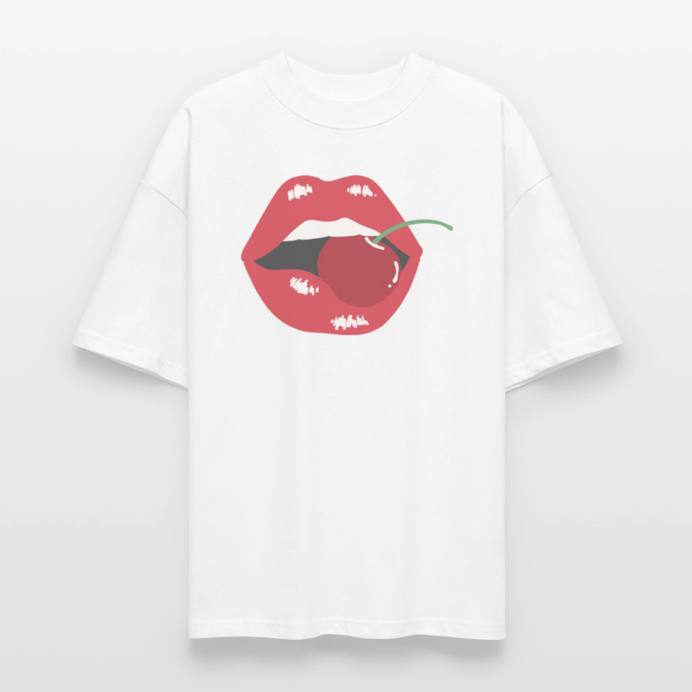 ♻️ 100% Bio Baumwolle Oversized T-Shirt - Weiß