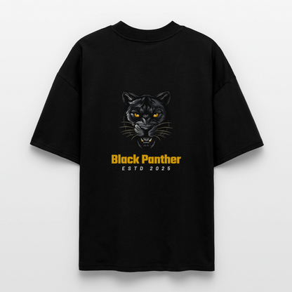 ♻️ 100% Bio Baumwolle Oversized T-Shirt - Schwarz