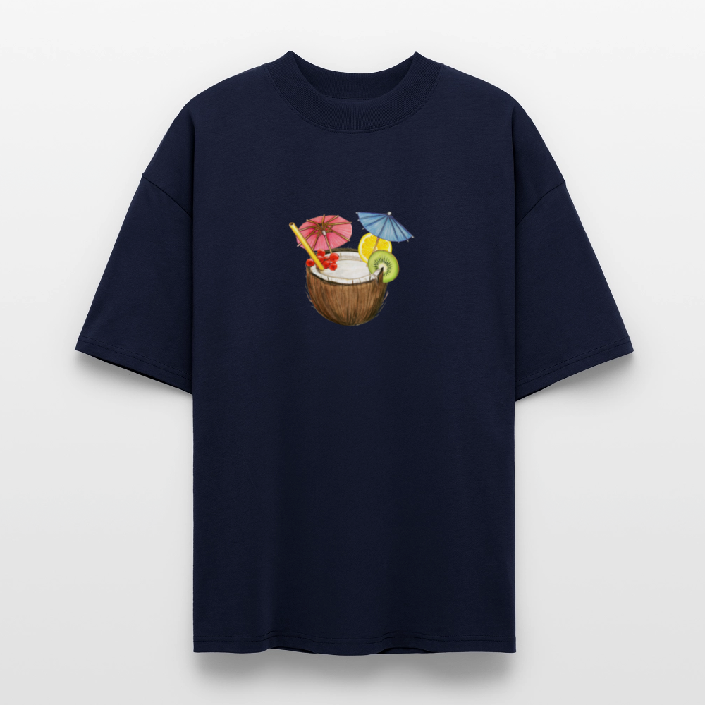 ♻️ 100% Bio Baumwolle Oversized T-Shirt - Navy