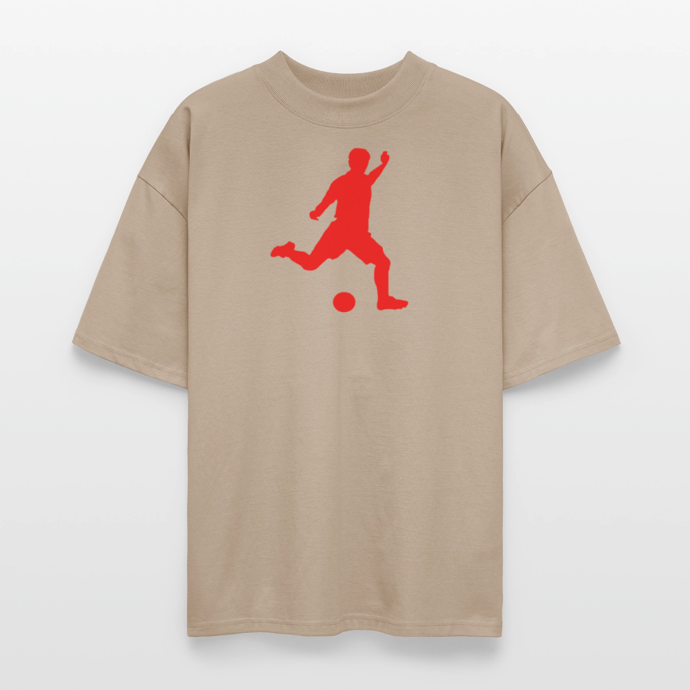 ♻️ 100% Bio Baumwolle Oversized T-Shirt - Steingrau