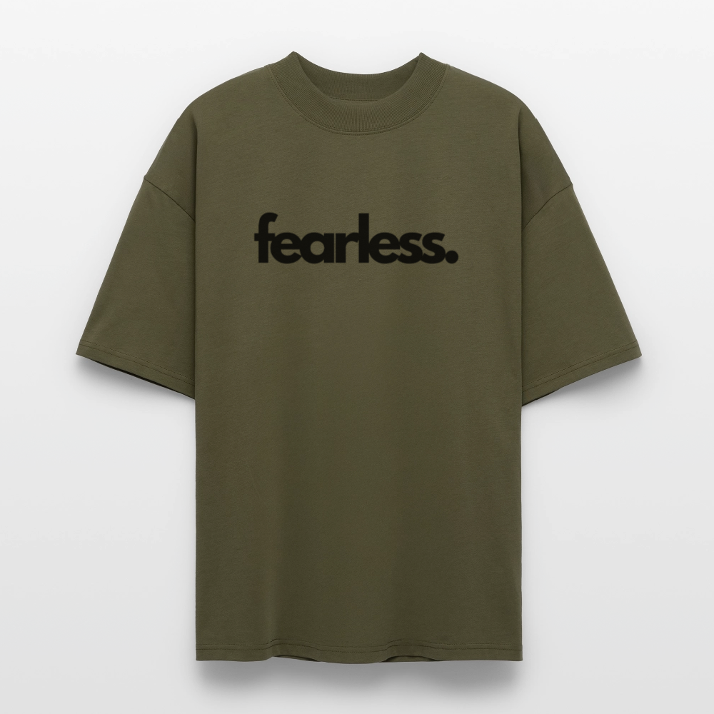 ♻️ 100% Bio Baumwolle Oversized T-Shirt - Khaki