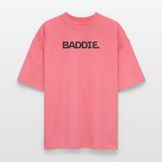 ♻️ 100% Bio Baumwolle Oversized Frauen T-Shirt - Pink 