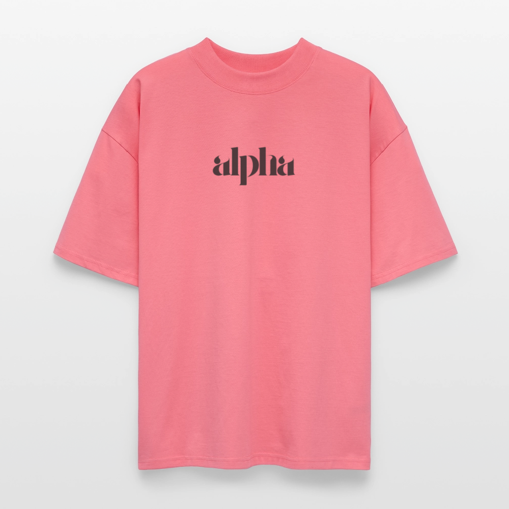 ♻️ 100% Bio Baumwolle Oversized Unisex T-Shirt - Pink 