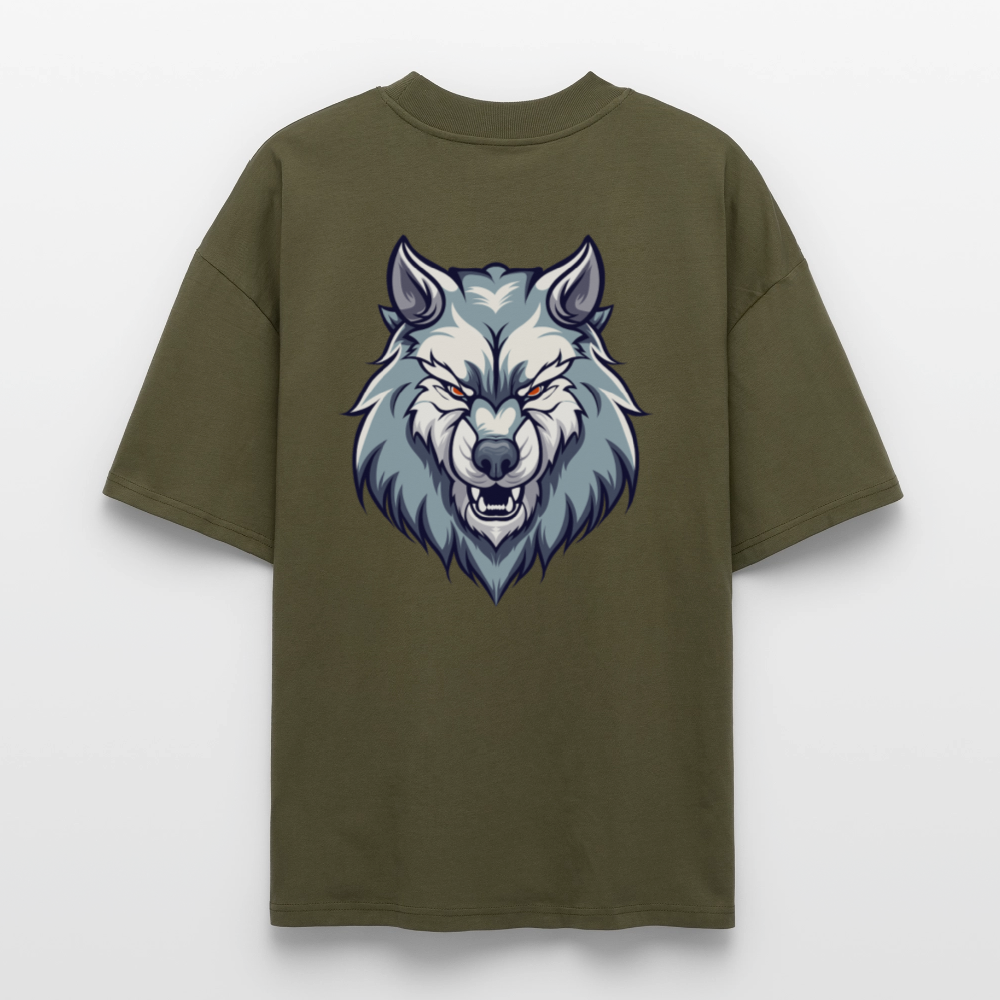 ♻️ 100% Bio Baumwolle Oversized Unisex T-Shirt - Khaki