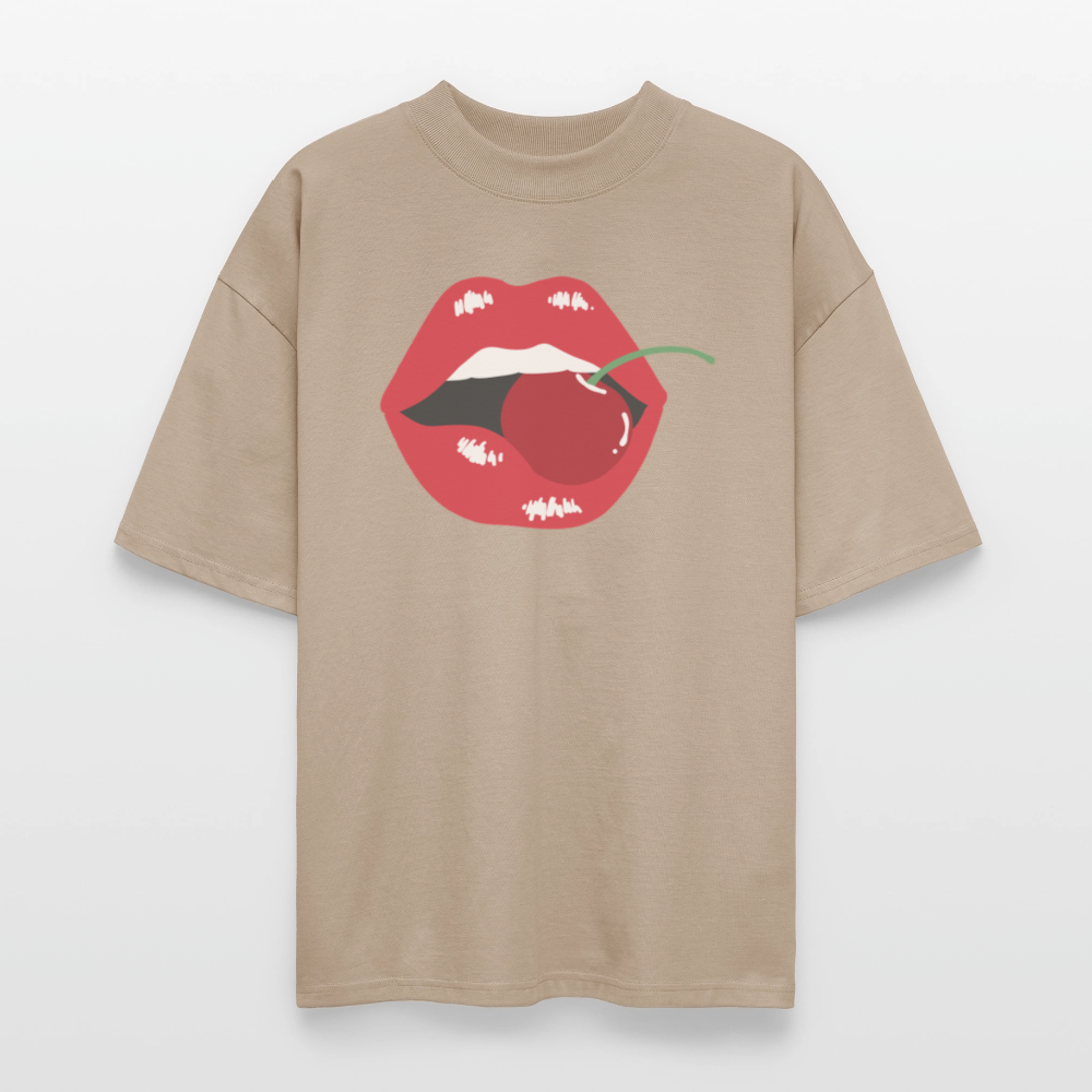 ♻️ 100% Bio Baumwolle Oversized T-Shirt - Steingrau