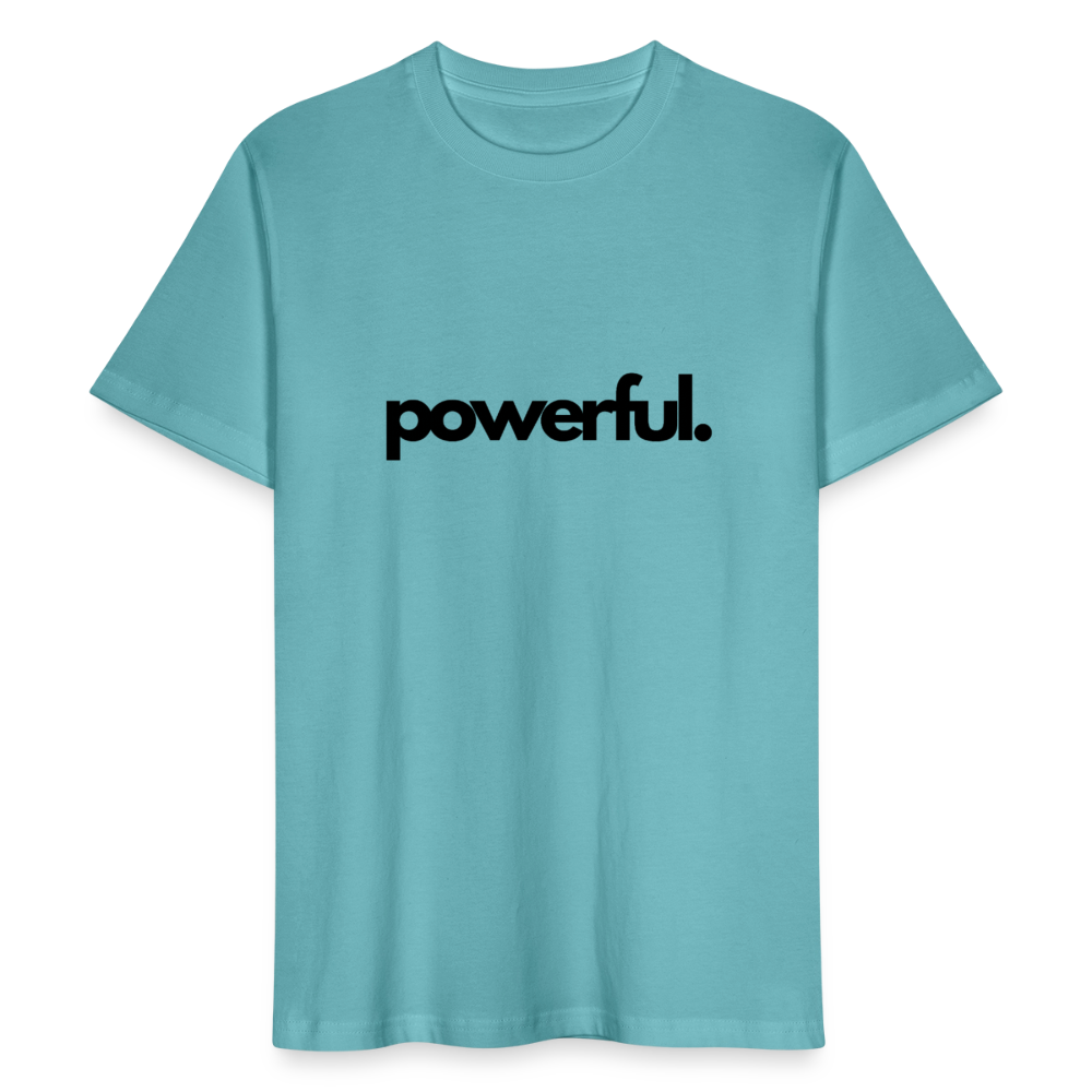 ♻️ 100% Bio Baumwolle T-Shirt - Pastelltürkis