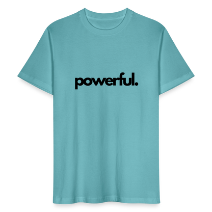 ♻️ 100% Bio Baumwolle T-Shirt - Pastelltürkis