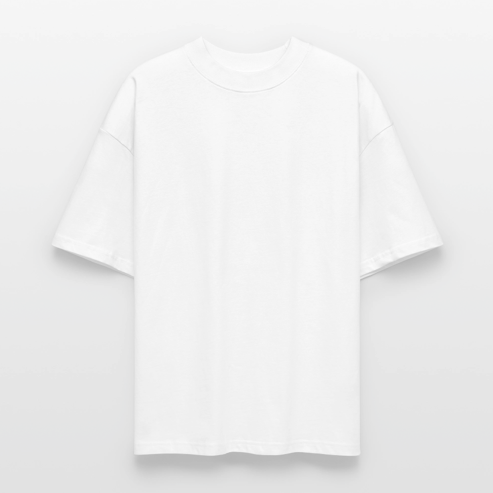 ♻️ Personalisierbares 100% Bio Baumwolle Oversized Unisex T-Shirt - Weiß