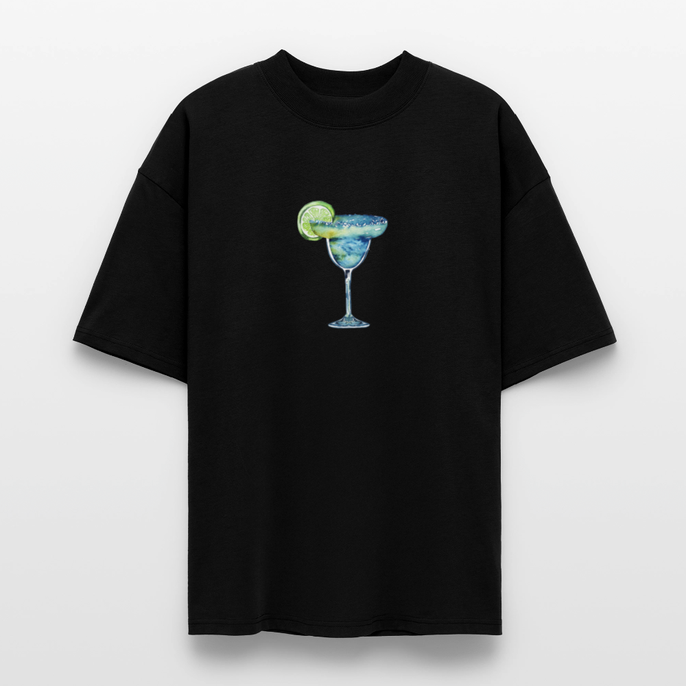 ♻️ 100% Bio Baumwolle Oversized T-Shirt - Schwarz