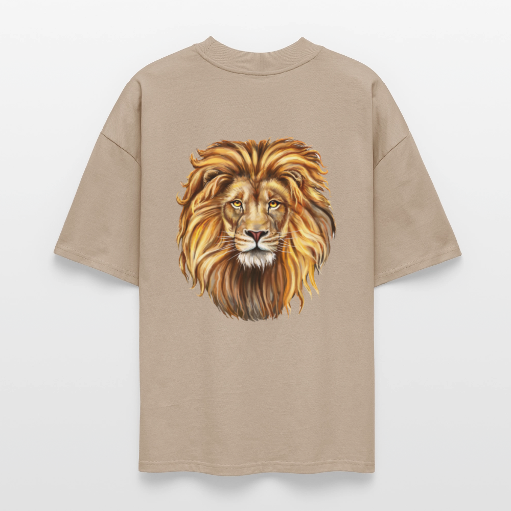 ♻️ 100% Bio Baumwolle Oversized T-Shirt - Steingrau