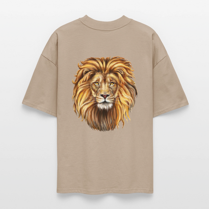 ♻️ 100% Bio Baumwolle Oversized T-Shirt - Steingrau