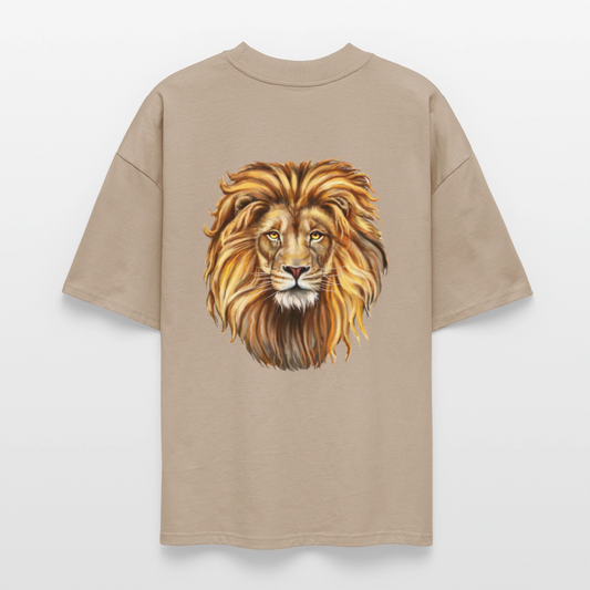 ♻️ 100% Bio Baumwolle Oversized T-Shirt - Steingrau