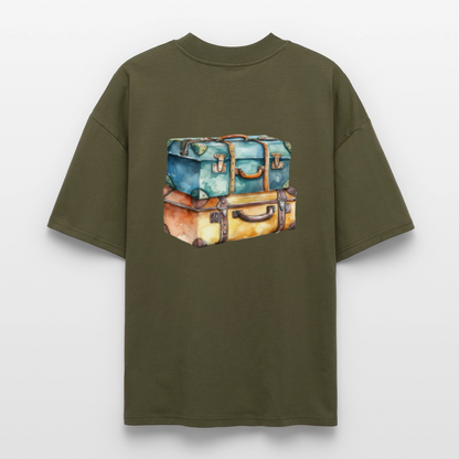 ♻️ 100% Bio Baumwolle Oversized T-Shirt - Khaki