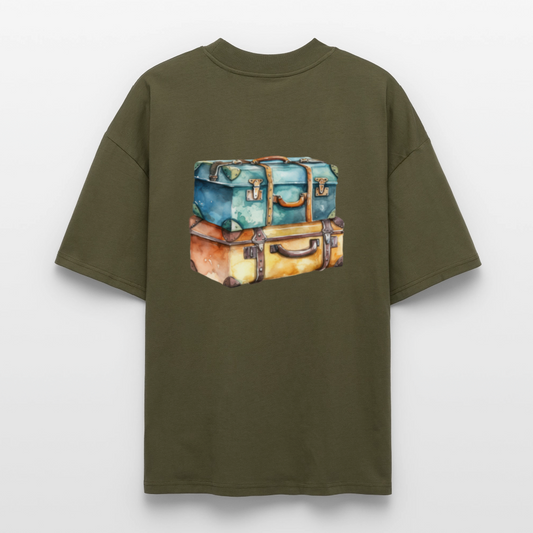 ♻️ 100% Bio Baumwolle Oversized T-Shirt - Khaki