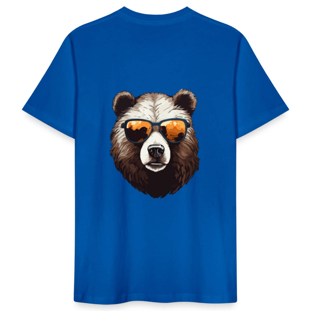 ♻️ 100% Bio Baumwolle T-Shirt - Pfauenblau