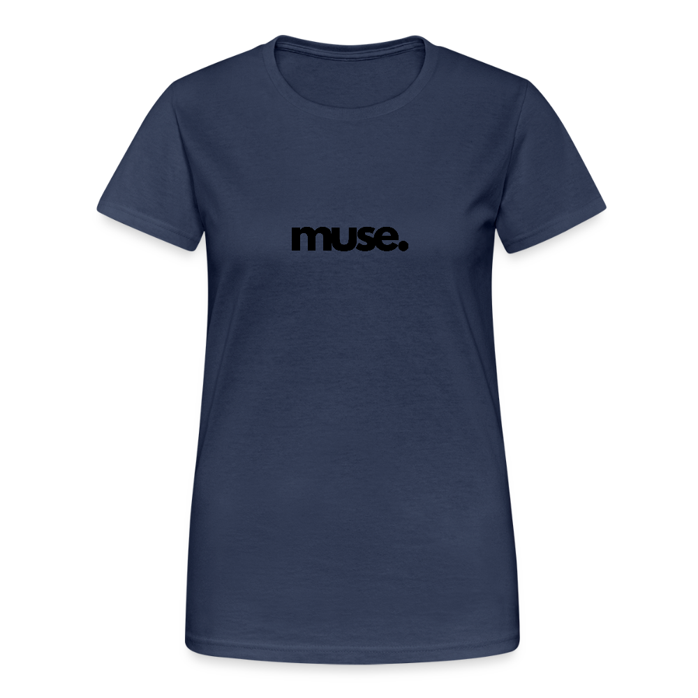 Frauen Heavy T-Shirt 100% Baumwolle - Navy