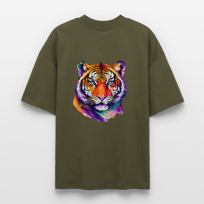 ♻️ 100% Bio Baumwolle Oversized T-Shirt - Khaki