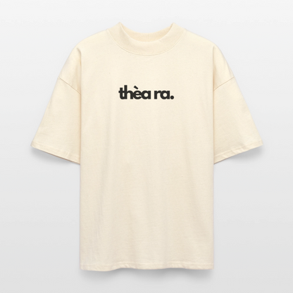 ♻️ 100% Bio Baumwolle Oversized T-Shirt - Weißgrau