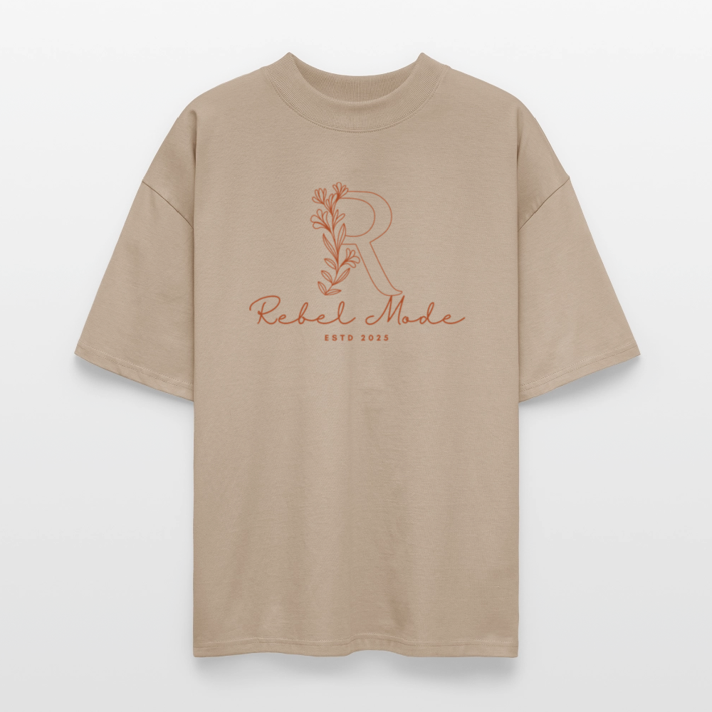 ♻️ 100% Bio Baumwolle Oversized T-Shirt - Steingrau