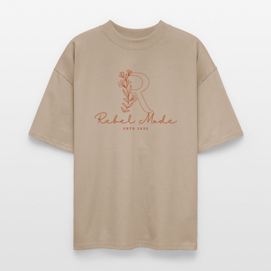 ♻️ 100% Bio Baumwolle Oversized T-Shirt - Steingrau