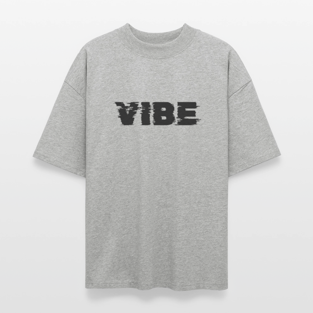 ♻️ 100% Bio Baumwolle Oversized Unisex T-Shirt - Grau meliert