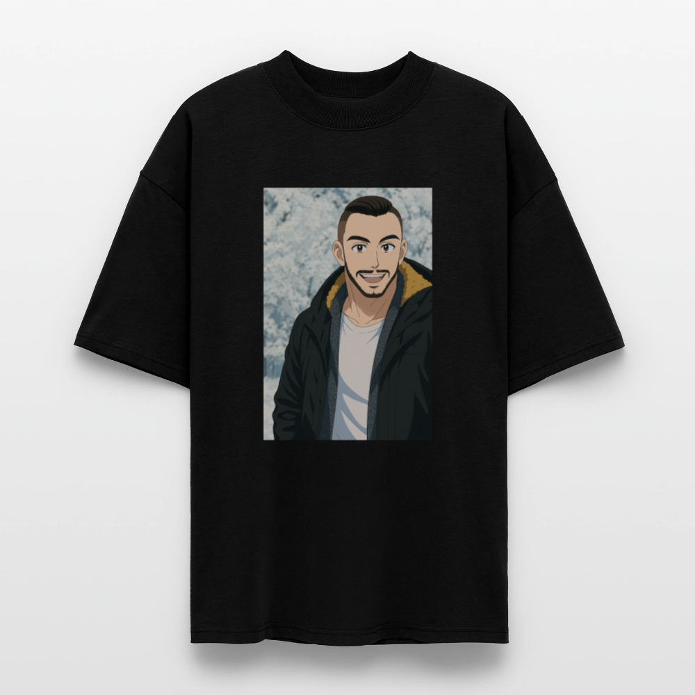 Dein persönliches Anime-Oversized Unisex Organic T-shirt Blaster – Individualisiertes Kunstwerk - black