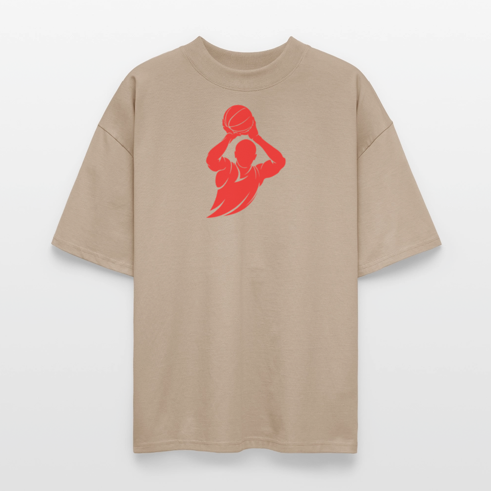 ♻️ 100% Bio Baumwolle Oversized T-Shirt - Steingrau