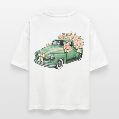 ♻️ 100% Bio Baumwolle Frauen Boxy T-Shirt - Weiß