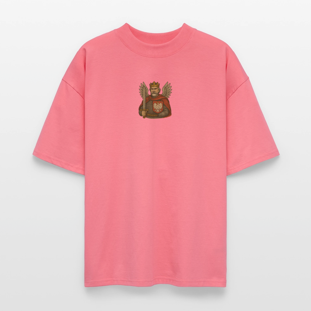 ♻️ 100% Bio Baumwolle Oversized T-Shirt Poland - Pink 