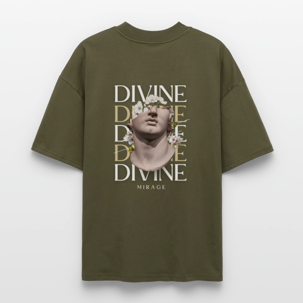 ♻️ 100% Bio Baumwolle Oversized T-Shirt - Khaki